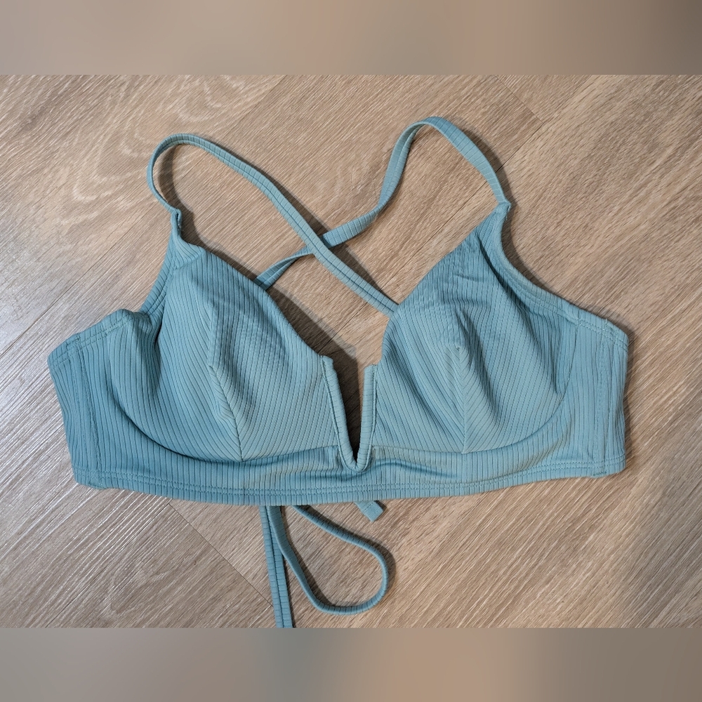 36C Blue Shade And Shore Bikini Top